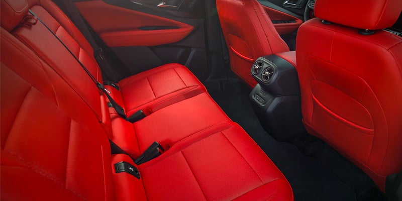 Chevrolet Blazer EV seats are shown,